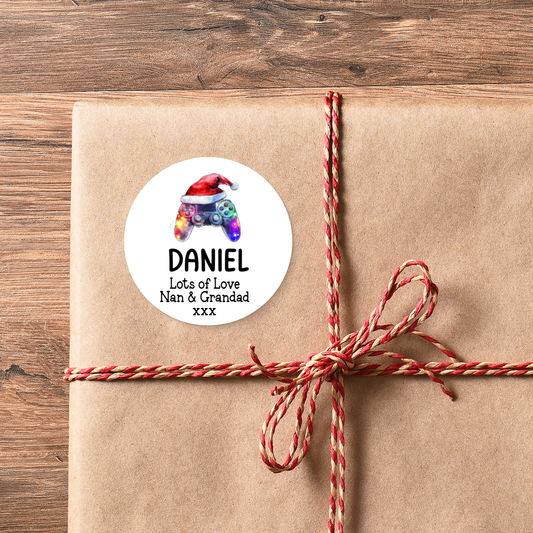 24 Personalised Gift Stickers - Playstation