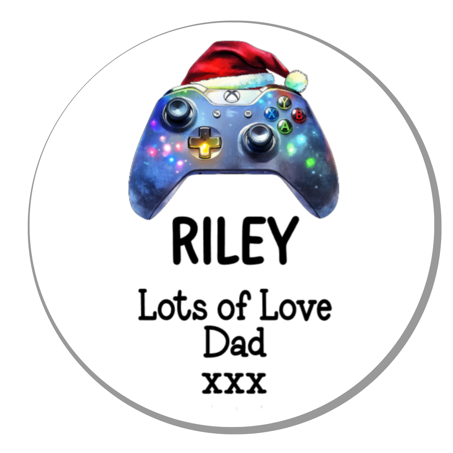 24 Personalised Gift Stickers - Xbox