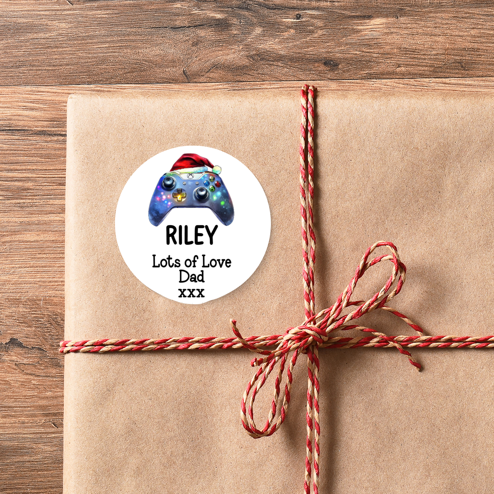 24 Personalised Gift Stickers - Xbox