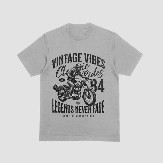 Vintage Vibes Tee Black Print