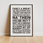 Yorkshire Sayings - Print
