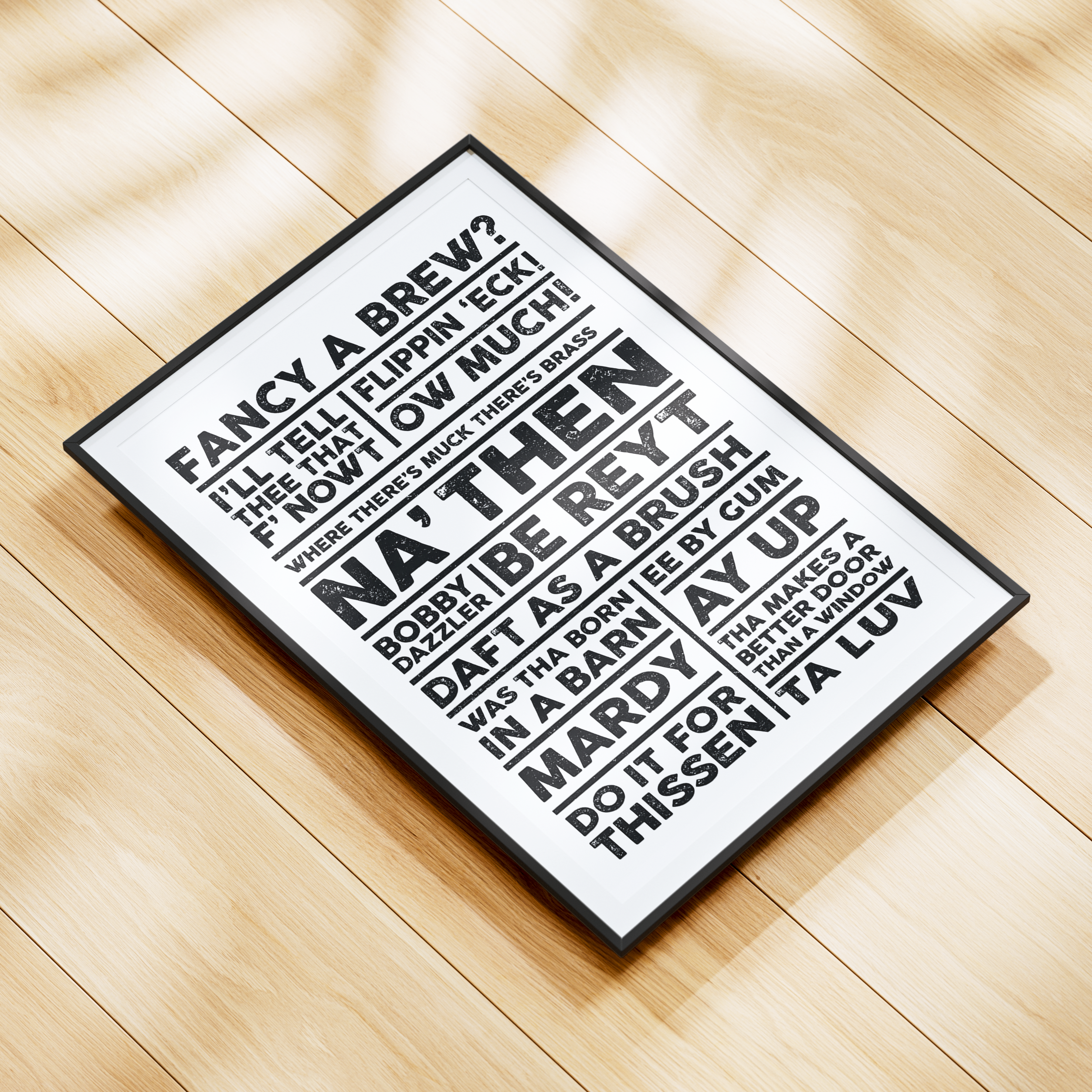 Yorkshire Sayings - Print
