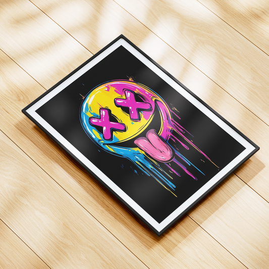 Neon Liquid Smiley