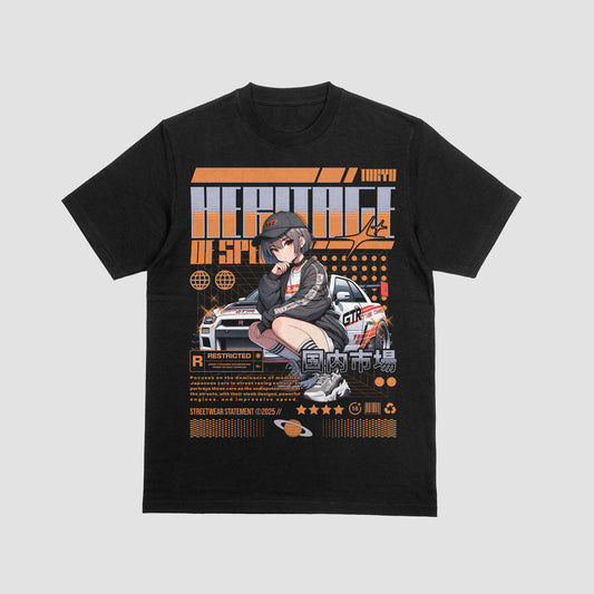Speed Heritage Tee - Black