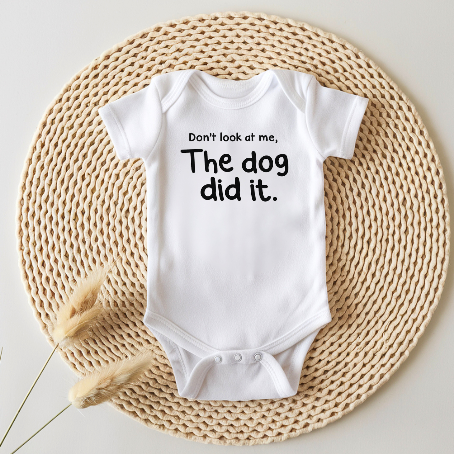 The Dog did it Baby Vest