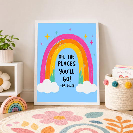 Oh the places you will go - Dr Seuss