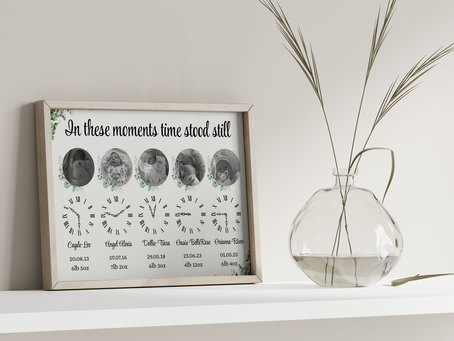 In these moments time stood still - Eucalyptus Design