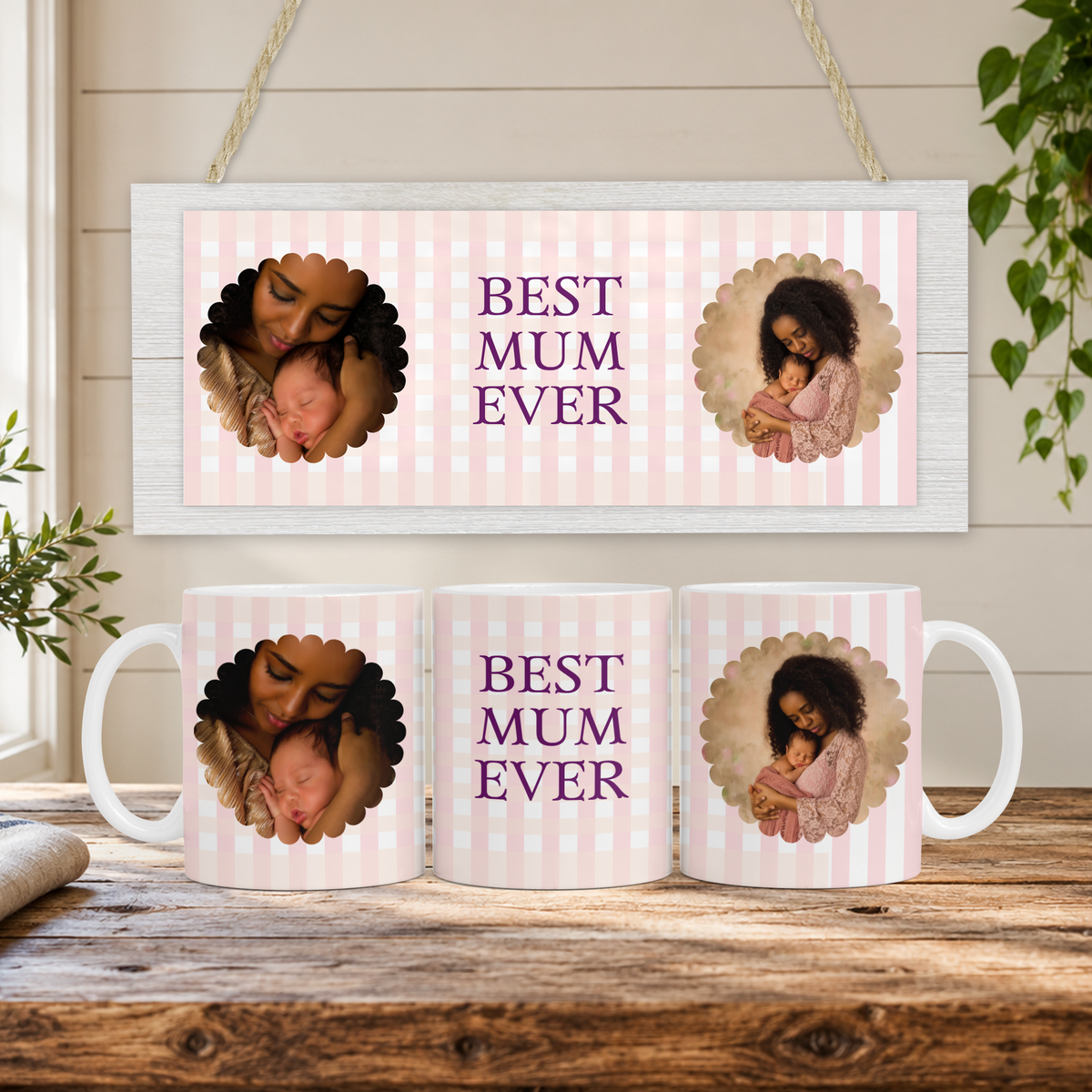 Best Mum Ever Personalised Photo Mug – 11oz Ceramic Mug