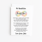 Personalised Neurodiversity Teacher/TA Appreciation Card