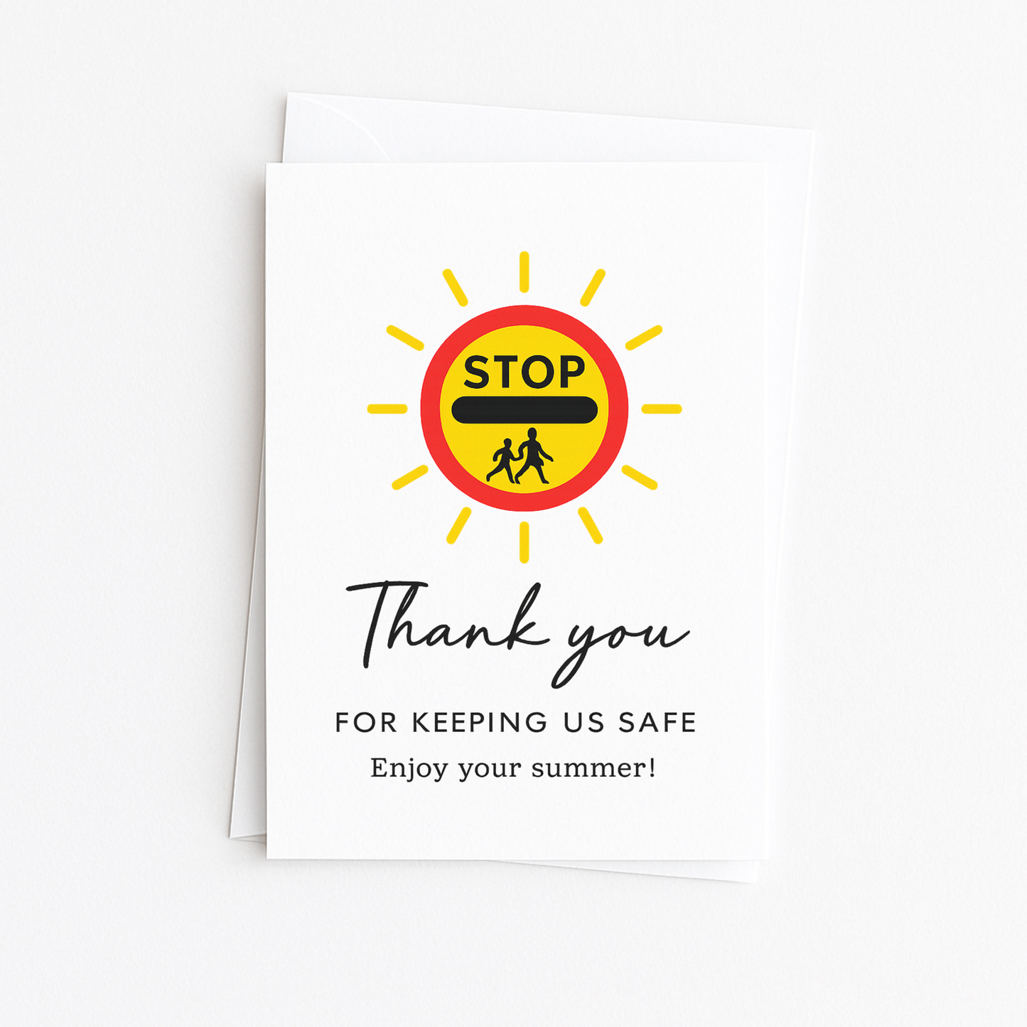 Thank You ,School Crossing Patrol - Card
