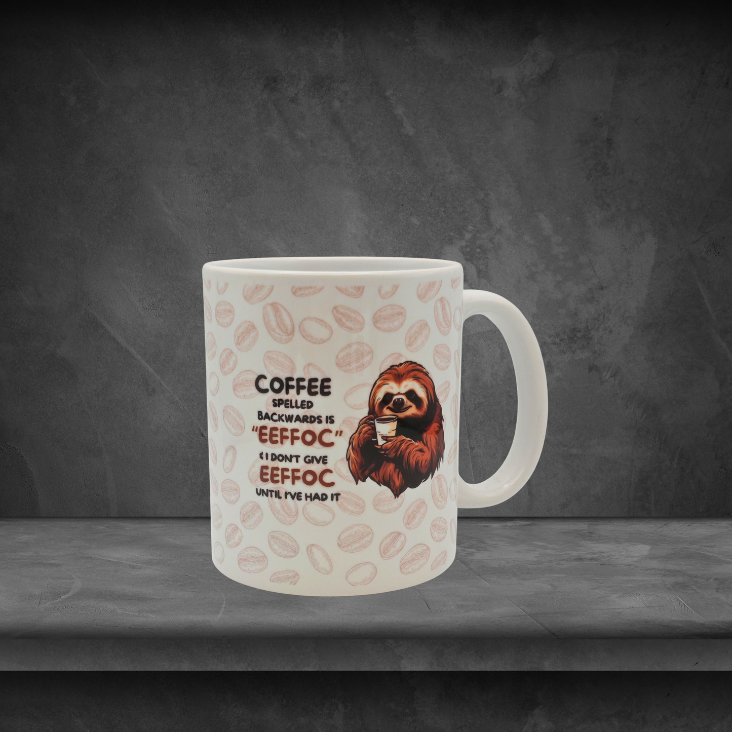 Coffee spelt backwards - 11oz Mug