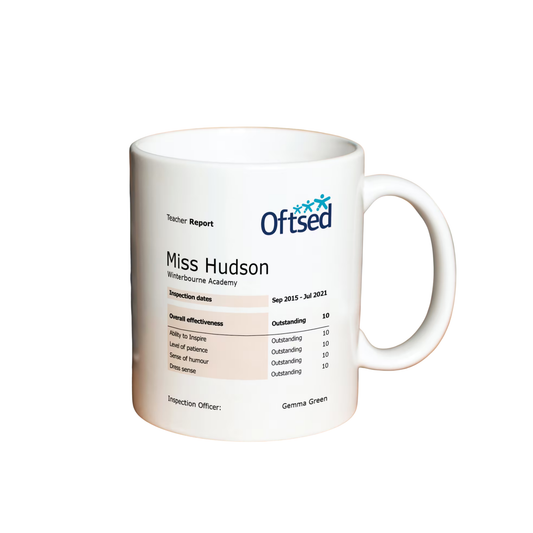 Personalised Teacher Report Mug