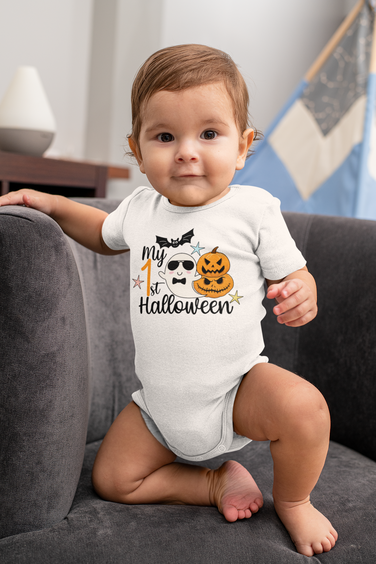 Mt First Halloween - Baby Vest
