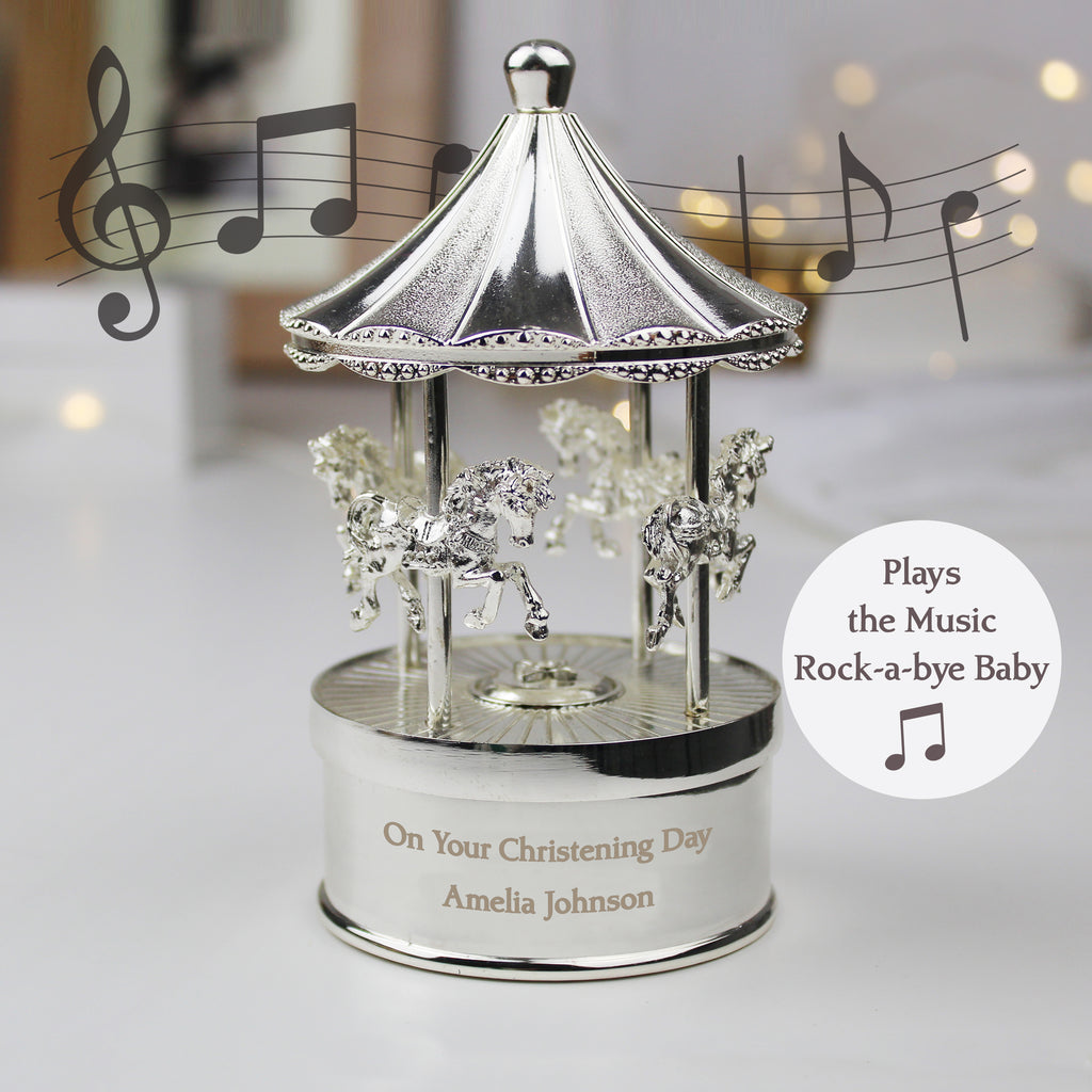 Personalised Musical Carousel Keepsake