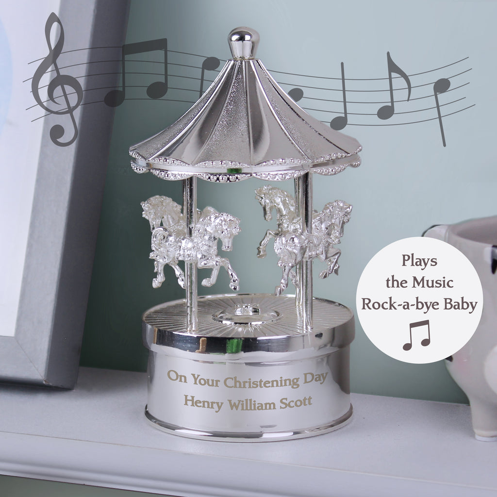 Personalised Musical Carousel Keepsake