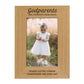 Personalised Godparents 6x4 Wooden Photo Frame