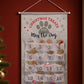 Personalised Pet Advent Calendar In Silver Grey