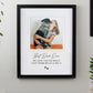 Personalised Pet Photo Upload - Black Framed Print