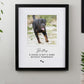 Personalised Pet Photo Upload - Black Framed Print