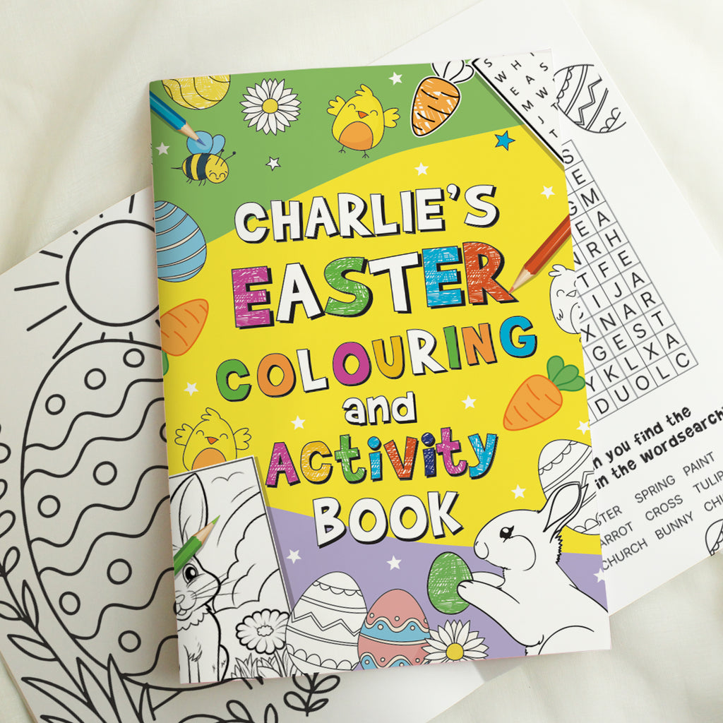 Personalised Easter Activity & Colouring Book