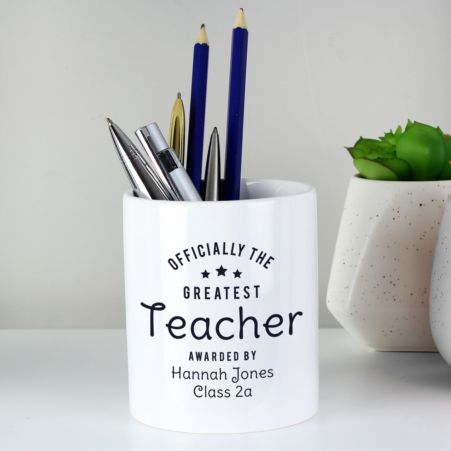 Personalised "Officially The Greatest ..." Ceramic Storage Pot