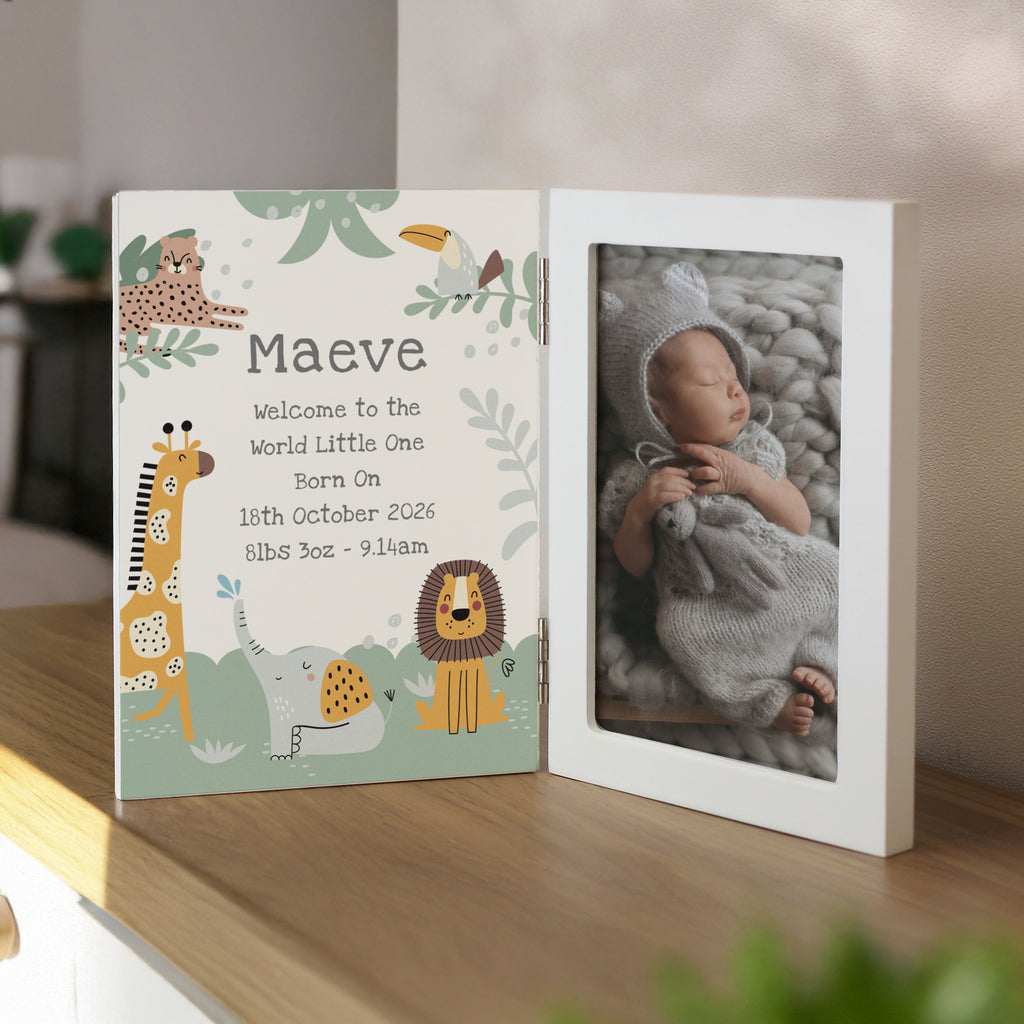 Personalised Animals Baby 6x4 Photo Frame