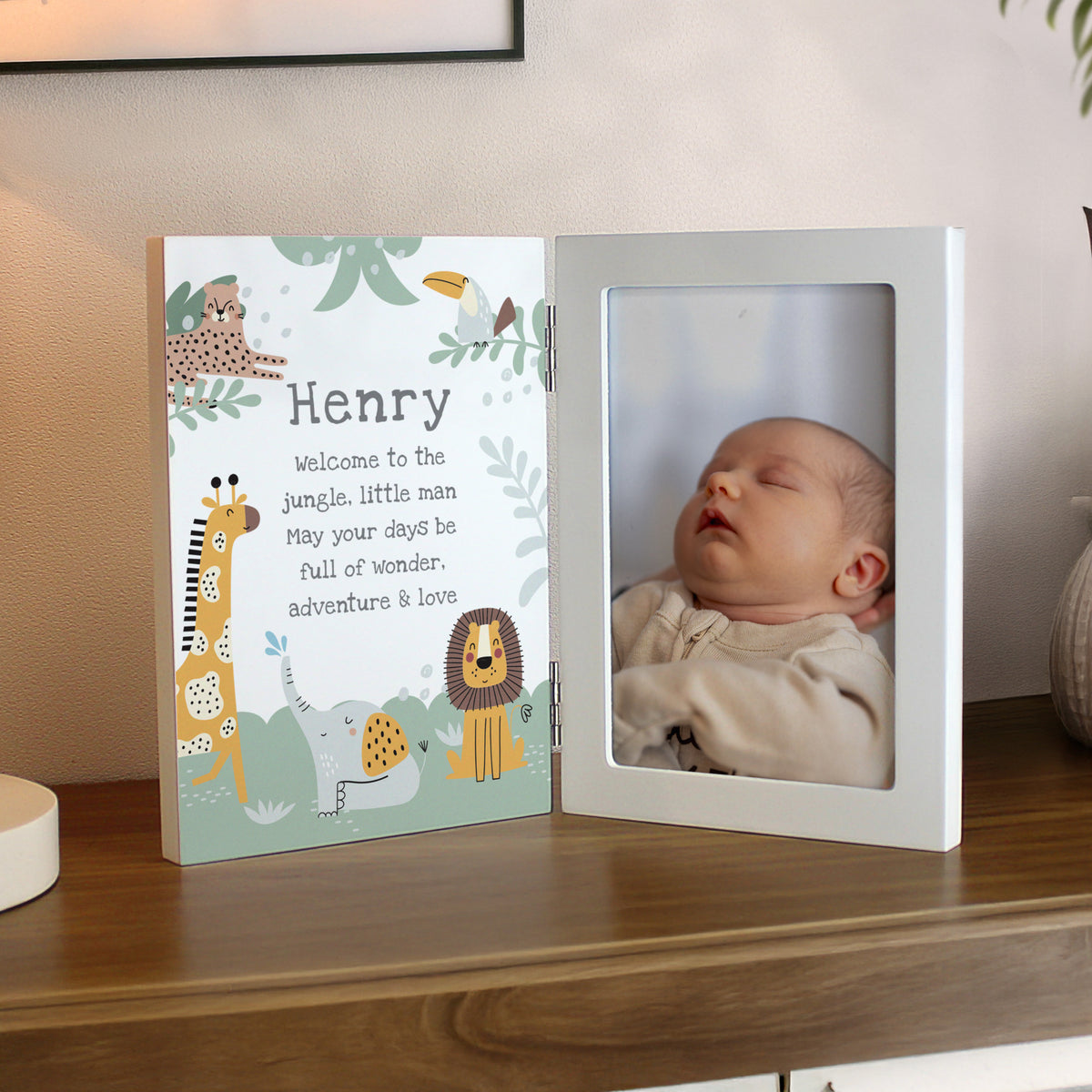Personalised Animals Baby 6x4 Photo Frame