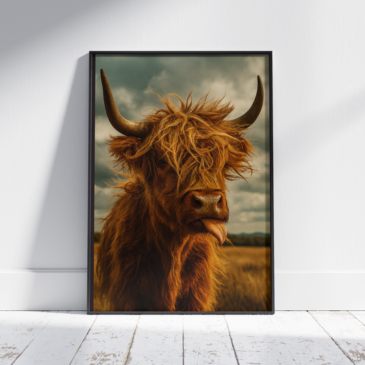 Bad Hair Day - Highland Cow
