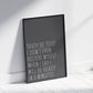 Truth be told - Print