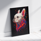 Neon Splash White Fur Frenchie