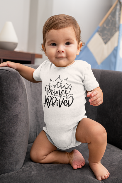 The Prince Has Arrived Boys - Baby Vest