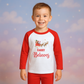 Children's Personalised Believe - Red Pyjamas
