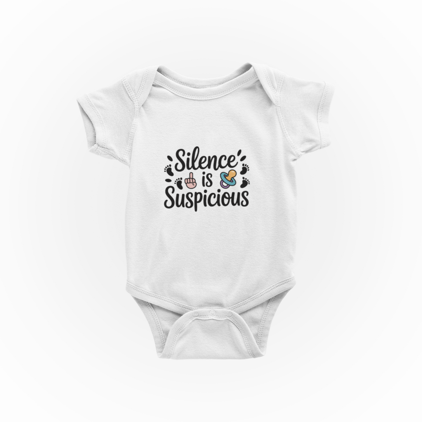 Silence Is Suspicious - Baby Vest