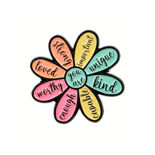 Positive Affirmation Mental Health - Pin Badge