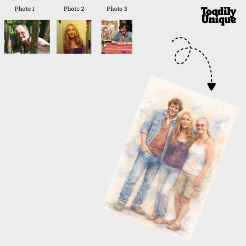 Custom Watercolour Portrait / DIGITAL DOWNLOAD