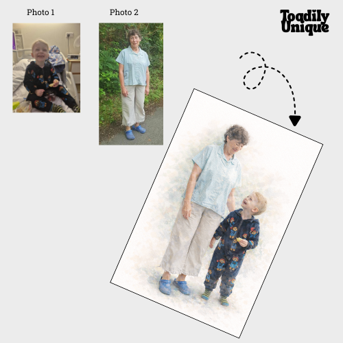 Custom Watercolour Portrait / DIGITAL DOWNLOAD