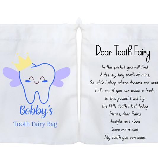 Personalised Tooth Fairy Bag