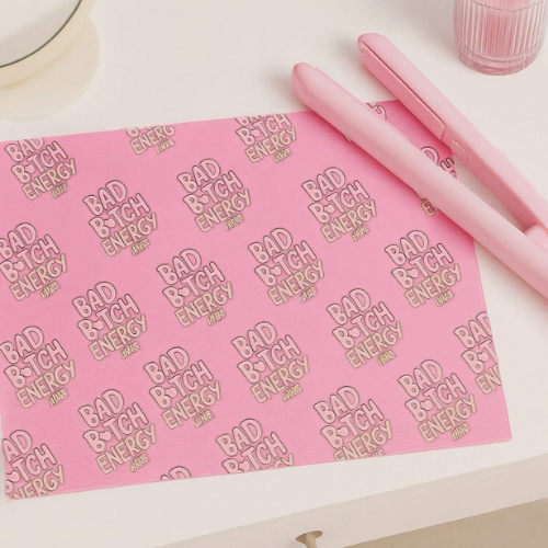 Glass Heat Proof Straightener Board - Bad B*tch Energy