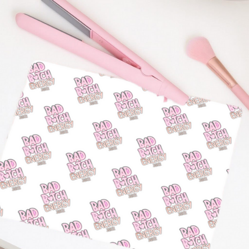 Glass Heat Proof Straightener Board - Bad B*tch Energy