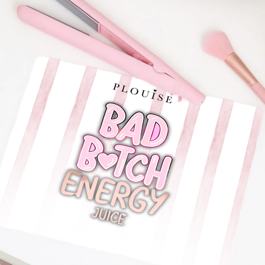 Glass Heat Proof Straightener Board - Bad B*tch Energy Stripes
