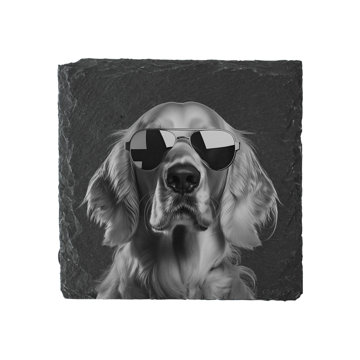 Irish Setter - Sunglasses - Engraved Slate Coaster