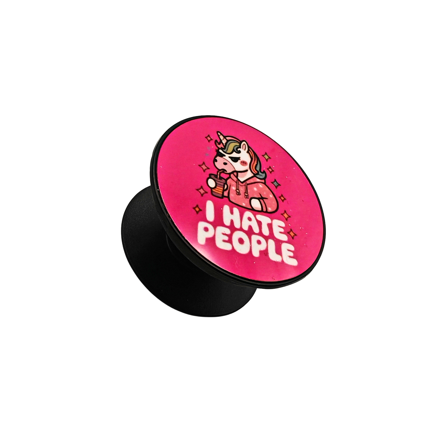 I hate people unicorn- Funny Pop Socket - Phone Grip