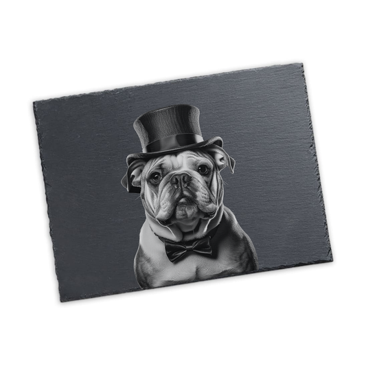 BullDog - Engraved Slate Placemat