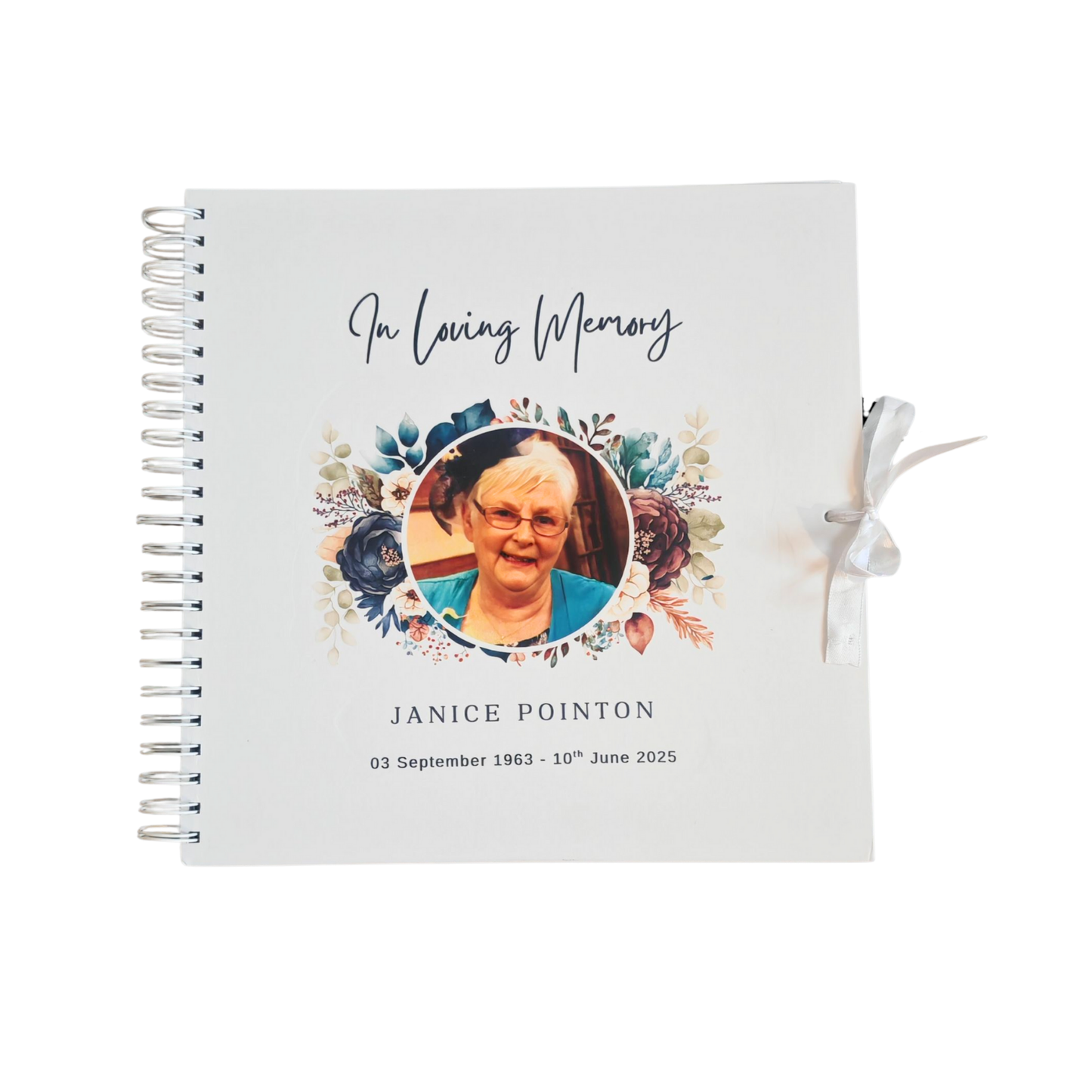 Memorial Scrap Book - Floral