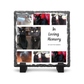 Pet Remembrance 7 Photo  - Gloss Rock Slate 20x20cm