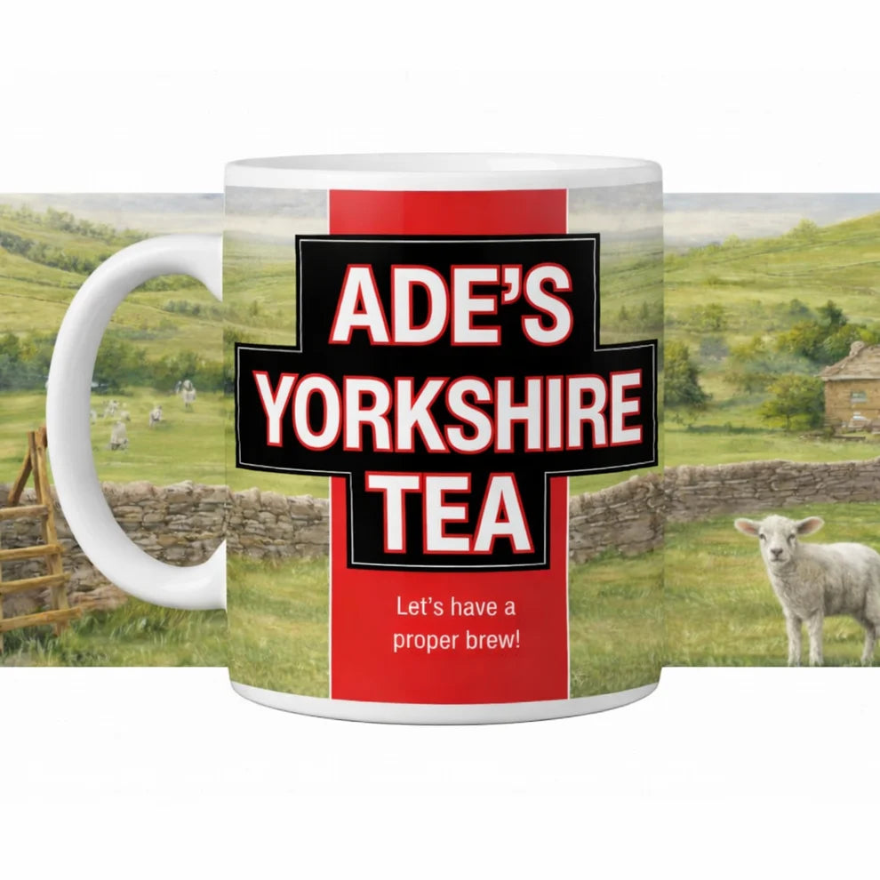 Personalised Yorkshire Tea - 11oz Ceramic Mug