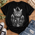 Punk Rock Cat – Alternative Gothic Unisex T-Shirt