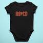 ABCD inspired ACDC - Baby Vest