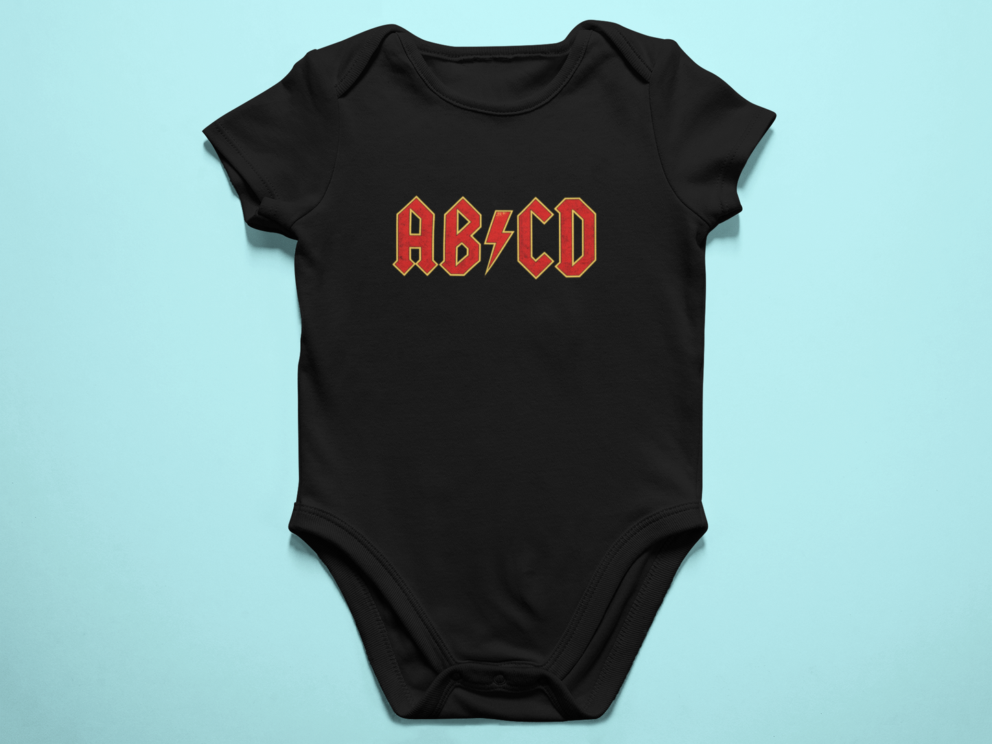 ABCD inspired ACDC - Baby Vest