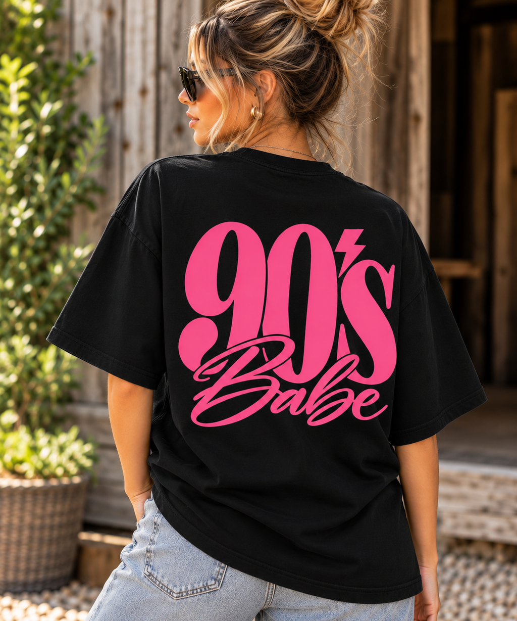 90s Babe – Heavyweight Oversized Boxy T-Shirt